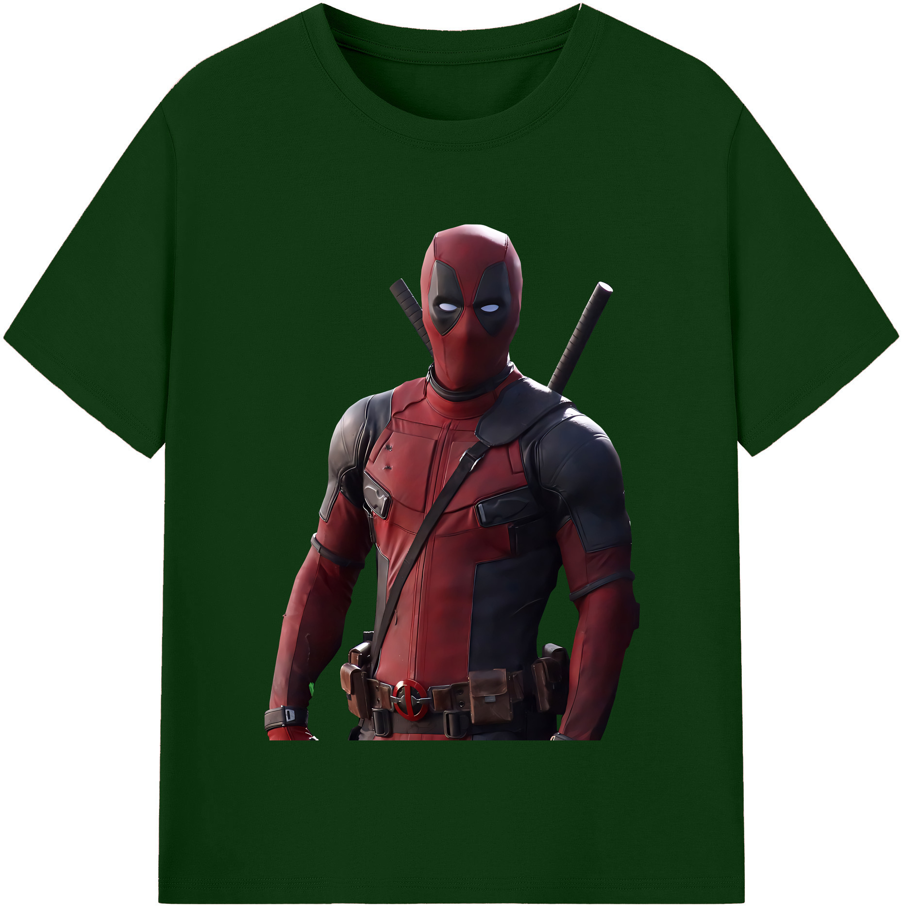 （画像用） Deadpool デッドプール 綿100％半袖Tシャツ（フロントプリント）